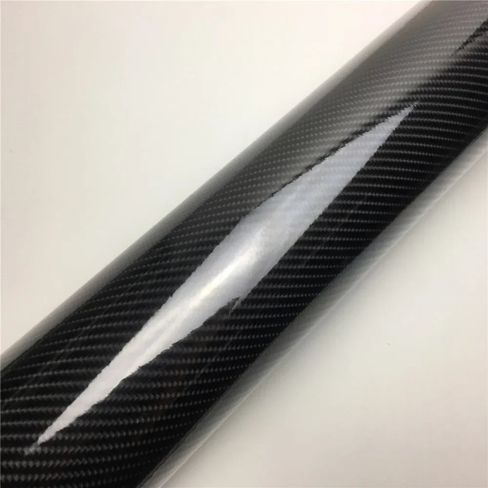 Glossy Carbon 2D 3D 4D 5D 6D Fiber Vinyl Car Wrap Film Sheet