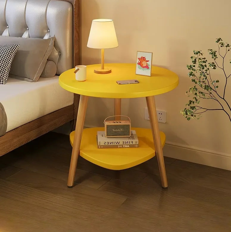 Hot Selling Bedside Table Cabinet Modern Luxury Wood Nightstands Large Bed Side End Table for Bedroom