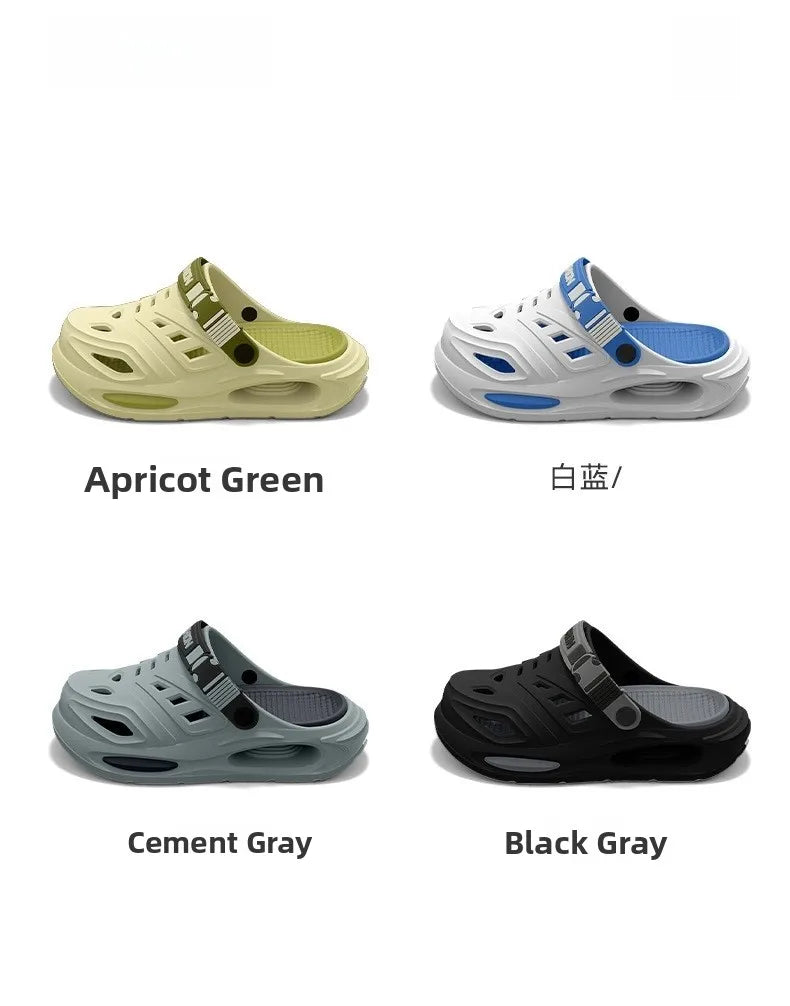 Men's Special Arch Support Hole Hole Shoes Summer Outdoor Wear Long Standing Not Tired Foot Anti-Slip Deodorant Slippers
