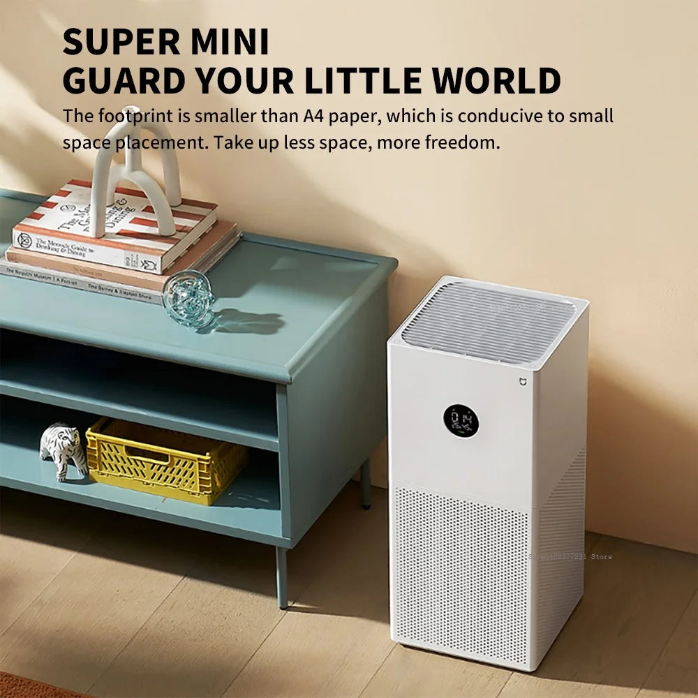NEW XIAOMI Smart Air Purifier 4 Lite LED Display Quadruple Purification Aldehyde Removal Home Air Ionizer 35.8dB(A) Low noise