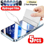 Full Cover Hydrogel Film For iPhone 17 16 14 11 13 12 15 Pro Max Air Screen Protector For iPhone 16E Mini SE XR XS 7 8 Not Glass