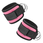 Adjustable Padded Ankle Wrist Cuffs Padded Straps D-Ring