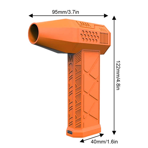 130000RPM Electric Air Duster Compressed Air Duster Speed Adjustable Turbo Fan Cordless Portable Jet Dry Blower