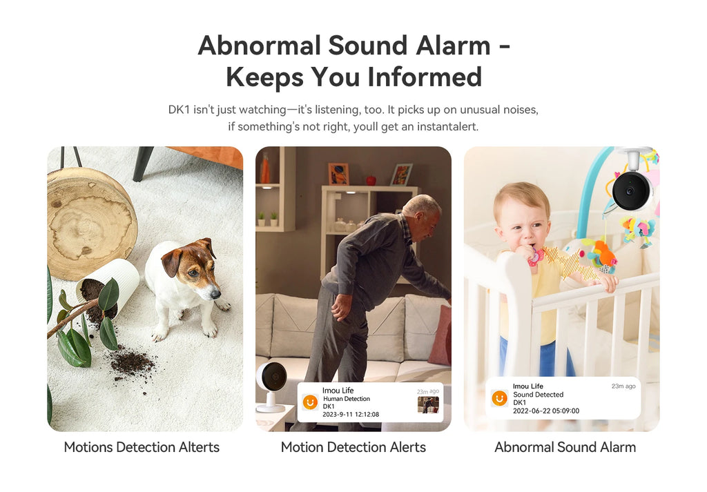IMOU Indoor Security 2MP Camera 4PCS Wi-Fi IP Security Surveillance Smart System with Night Vision Baby Camera