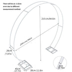 Round Metal Arch Garden Arbors Climbing Rose Circle Wedding Backdrop Stand Party Decoration Background Stand