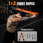 6-ring triceps rope connecting handle