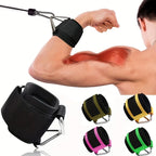Wrist Cuffs for Cable Machine, Adjustable Neoprene Padding