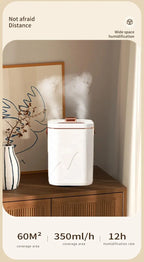 Humidifier 1.8L Large Capability Dual Nozzle Air Humidifier Desktop essential Oil Diffuser with Night Light Aromatherapy