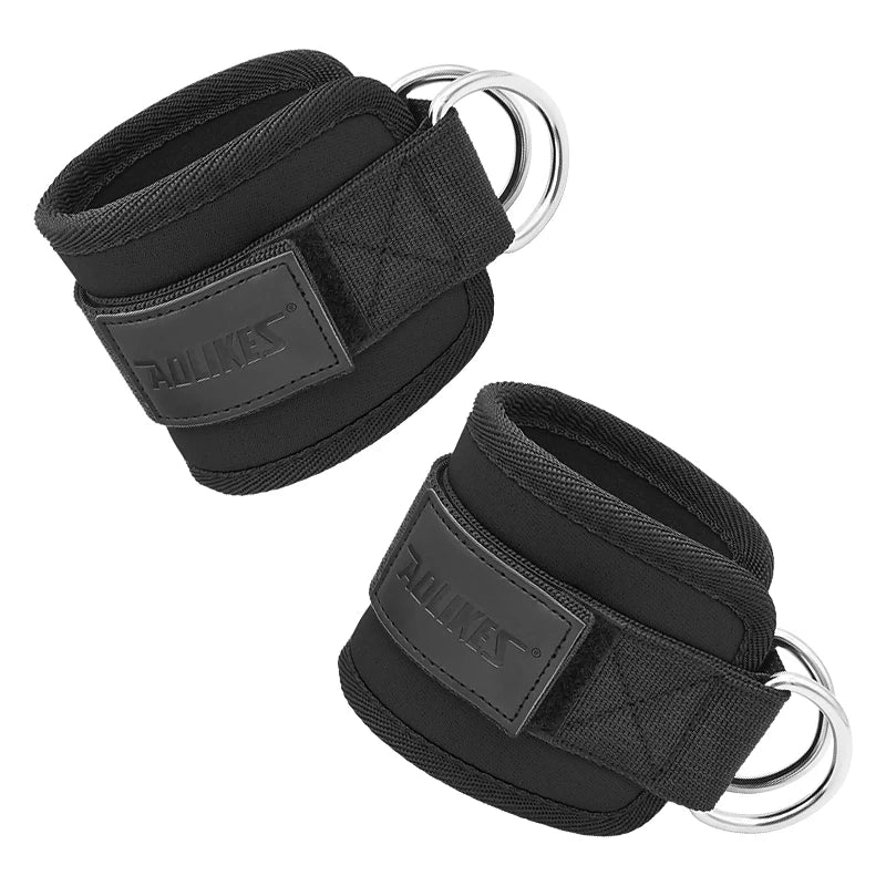 Adjustable Padded Ankle Wrist Cuffs Padded Straps D-Ring