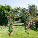 Cucumber Trellis for Garden Vegetable Trellis,U-Shaped Metal Garden Trellis Arch Plant Grow Support Frame for Climbing