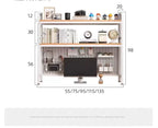 Desktop Multi-Layer Wrought Iron Shelf Bookcase