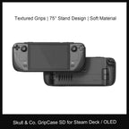 Skull & Co. GripCase SD Protective Case Standable Cover Soft Material Shell for Steam Deck EDC Case Carring Bag for Steam OLED