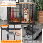 Dog Crate Furniture Heavy Duty Dog Kennels, End Side Table, Wooden Dog House for Small Medium Large Dog Chew-Resistant