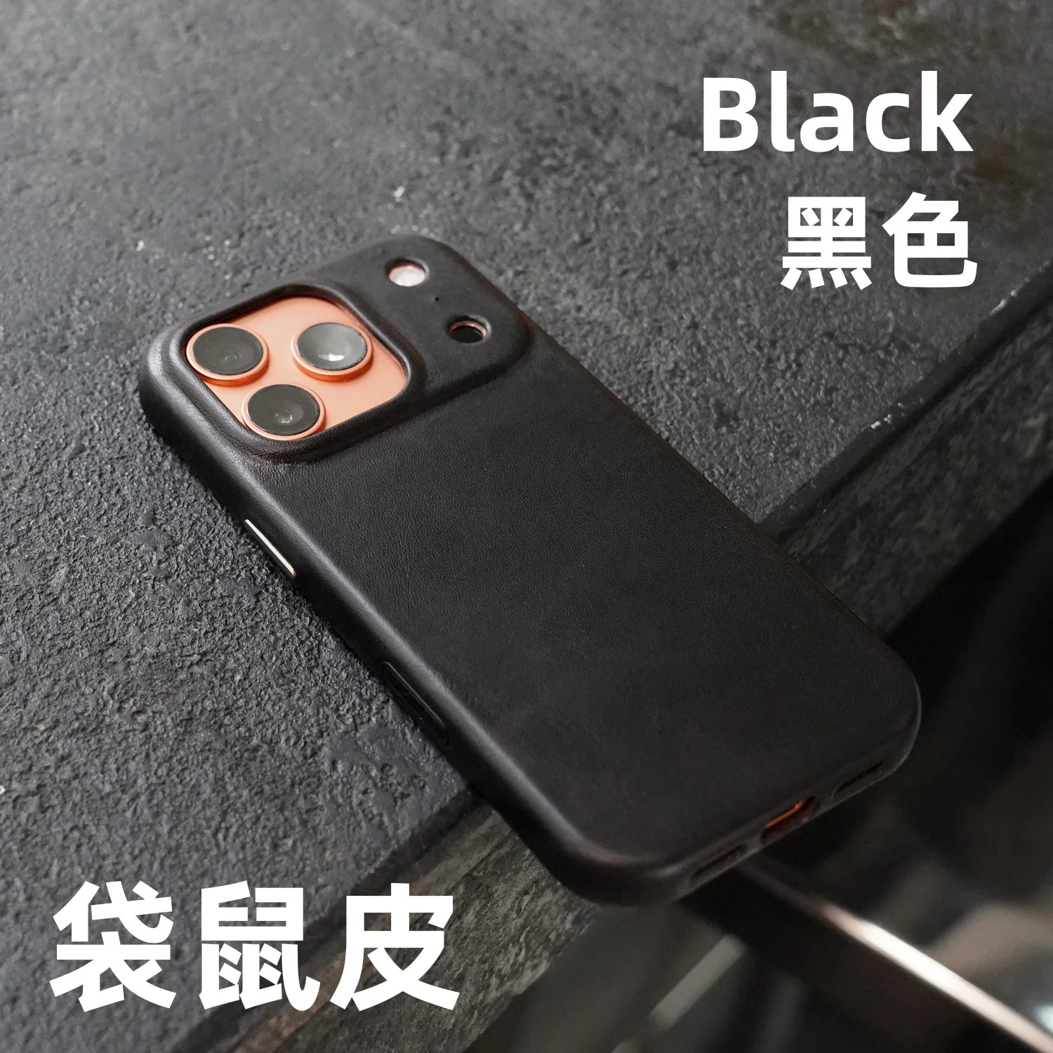 YMW Scars Italian Kangaroo Genuine Leather Case for iPhone 17 16 15 Pro Max Magnetic Handmade Phone Cover