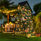 Cucumber Trellis for Garden Vegetable Trellis,U-Shaped Metal Garden Trellis Arch Plant Grow Support Frame for Climbing
